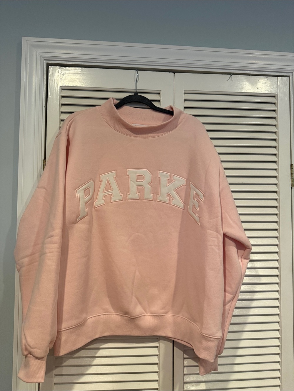 Parke Varsity Mockneck - Rose